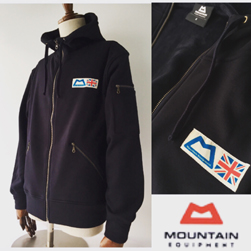 MOUNTAIN EQUIPMENT(マウンテンイクイップメント)/フルジップパーカー(CLASSIC HOODIE) Dark Navy -送料無料-