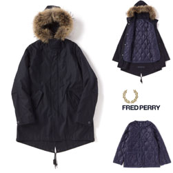 FRED PERRY フレッドペリー /モッズコート (FISHTAIL PARKA F2516) Dark Navy -送料無料-