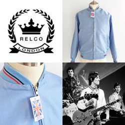 RELCO LONDON レルコロンドン / 英国製モンキージャケット Sky Blue