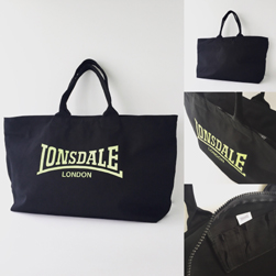 LONSDALE(ロンズデール)/トートバッグ(UK71CAC05) Black