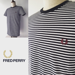 FRED PERRY(フレッドペリー)/ボーダーTシャツ(M1555) Navy