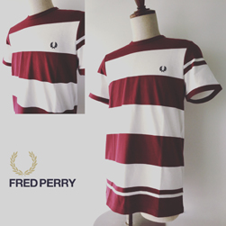 FRED PERRY(フレッドペリー)/ボーダーTシャツ(M2529) Port x White