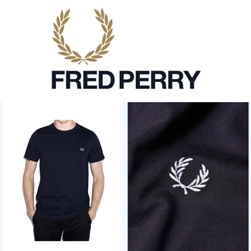 FRED PERRY(フレッドペリー)/クルーネックTシャツ(M6334) Navy