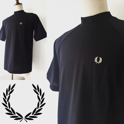 FRED PERRY(フレッドペリー)/モックネックTシャツ(F1661) Black