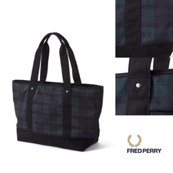 FRED PERRY(フレッドペリー)/ピケトートバッグ(F9278) Blackwatch -送料無料-