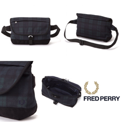 FRED PERRY(フレッドペリー)/ピケミニショルダーバッグ(F9279) Blackwatch -送料無料-