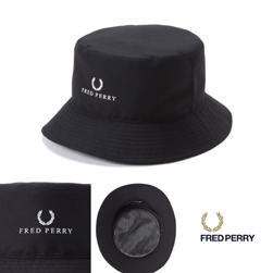 FRED PERRY(フレッドペリー)/バケットハット(F9504) Black