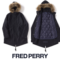 FRED PERRY フレッドペリー /モッズコート (FISHTAIL PARKA F2516) Dark Navy -送料無料-