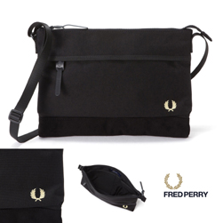 FRED PERRY フレッドペリー / ナイロンサコッシュバッグ(F9283) Black