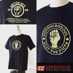 NEVERTRUST ネバートラスト / Tシャツ(KEEP THE FAITH) Black