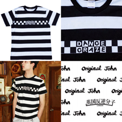 Original John オリジナルジョン / ボーダーTシャツ(DANCE CRAZE) Black x White