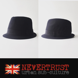 NEVERTRUST ネバートラスト / シャンブレーハイチロールハット Black