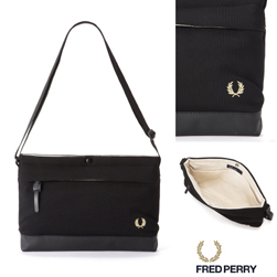 FRED PERRY フレッドペリー / ピケサコッシュバッグ(F9543) Black