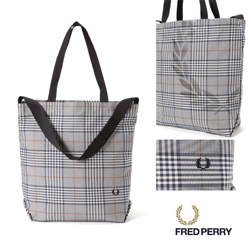 FRED PERRY フレッドペリー / ショルダートートバッグ(F9530) Off White -送料無料-