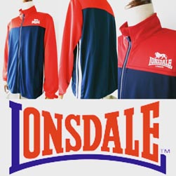 LONSDALE ロンズデール / トラックスーツジャケット Navy x Red