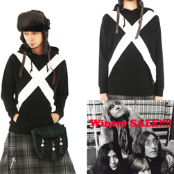 Original John オリジナルジョン / スコティッシュパーカ (SCOTTISH HOODIE) Black