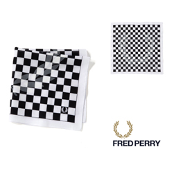 FRED PERRY フレッドペリー / プリントハンカチーフ(F19895) White