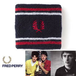 FRED PERRY フレッドペリー / ティップドリストバンド(F19690) Navy x Red x White