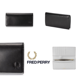 FRED PERRY フレッドペリー / レザーパース(F19869) Black -送料無料-