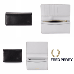FRED PERRY フレッドペリー / レザーカードケース(F19868) Black -送料無料-レザーパース(F19869)