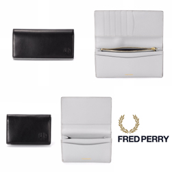 FRED PERRY フレッドペリー / レザーカードケース(F19868) Black -送料無料-レザーパース(F19869)