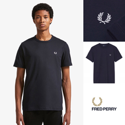 FRED PERRY フレッドペリー / リンガーTシャツ(M3519) Navy