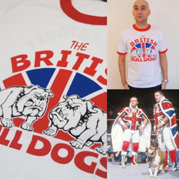 NEVERTRUST ネバートラスト / Tシャツ(BRITISH BULLDOGS) White × Red