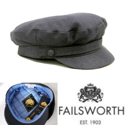 FAILSWORTH フェイルスワース / 60s レトロモッドアイリッシュリネンマリンキャップ Navy