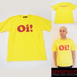 NEVERTRUST ネバートラスト / Tシャツ(Oi!) Yellow