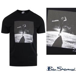 Ben Sherman ベンシャーマン / ブライアンキャノンノーザンソウルダンサーTシャツ Black