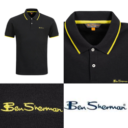 Ben Sherman ベンシャーマン / ラインポロシャツ Black