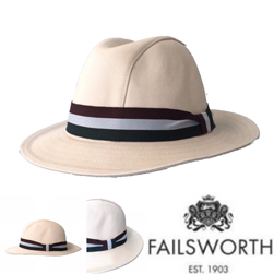 FAILSWORTH フェイルスワース / キャンバストラベルハット(Henley) Natural