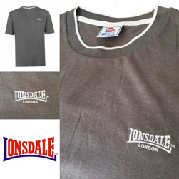 LONSDALE ロンズデール / ティップドTシャツ Charcoal Marl