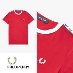 FRED PERRY フレッドペリー / テープドリンガーＴシャツ (M6347) Siren