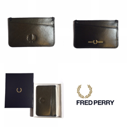 FRED PERRY フレッドペリー / コントラストインターナルレザーカードホルダー(L7219) Olive