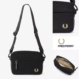 FRED PERRY フレッドペリー / ピケミニショルダーバッグ(F9580) Black -送料無料-