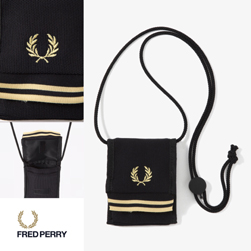 FRED PERRY フレッドペリー / ピケネックポーチ(F9583) Black