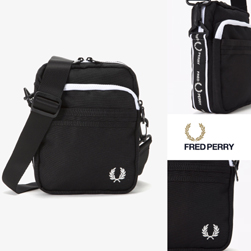 FRED PERRY フレッドペリー / モノクロームサイドバッグ(L7229) Black