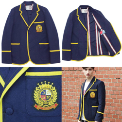 Original John オリジナルジョン / スクールジャケット(TRIMMING SCHOOL BLAZER) Navy -送料無料-