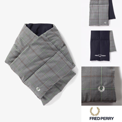 FRED PERRY フレッドペリー / リバーシブルダウンマフラー(F19912) Grey