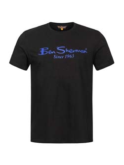 Ben Sherman ベンシャーマン / ロゴプリントTシャツ Black