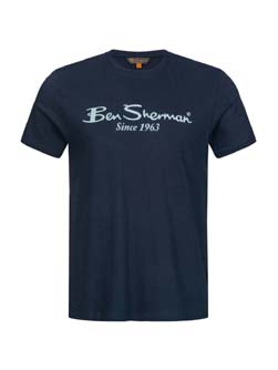 Ben Sherman ベンシャーマン / ロゴプリントＴシャツ Navy