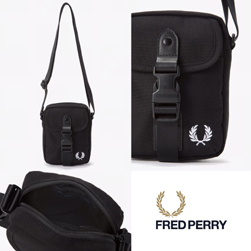 FRED PERRY フレッドペリー / スモールショルダーバッグ(F9587) Black