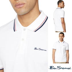 Ben Sherman ベンシャーマン / モッド シグネチャーポロシャツ White