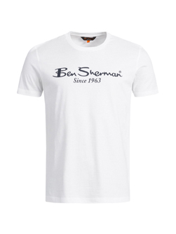 Ben Sherman ベンシャーマン / ロゴプリントＴシャツ White