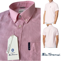 Ben Sherman ベンシャーマン / 60s モッド オックスフォードボタンダウンシャツ Light Pink -送料無料-