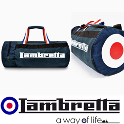 Lambretta ランブレッタ / ターゲットマークバレルバッグ Navy -送料無料-