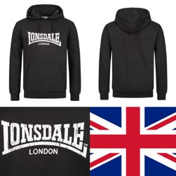 LONSDALE ロンズデール / スウェットパーカ(WOLTERTON) Black -送料無料-