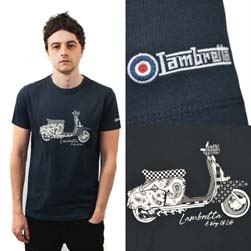 Lambretta ランブレッタ / スクーターTシャツ Navy