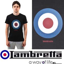 Lambretta ランブレッタ / ターゲットマークTシャツ Black